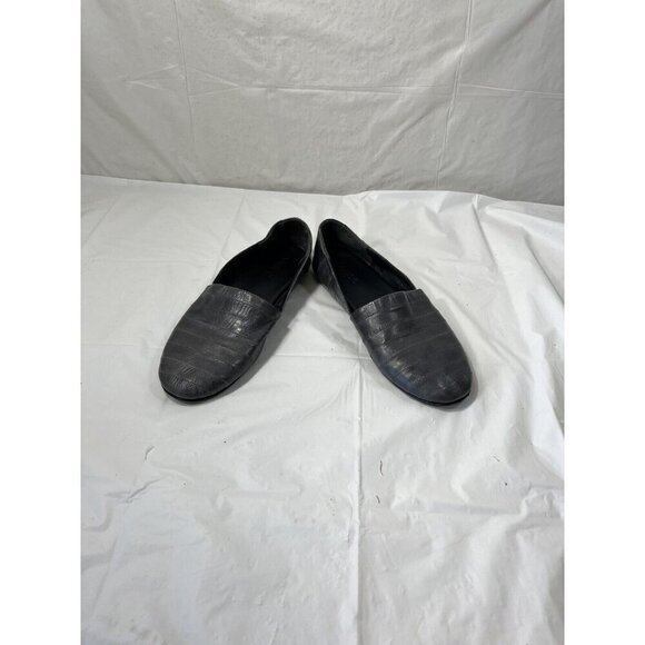Vince Bogart grey Leather Flat Slide Slip-on $225 Size 8 - Picture 13 of 14